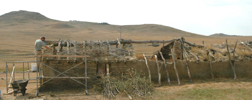 Hutmacher farmhouse in North Dakota