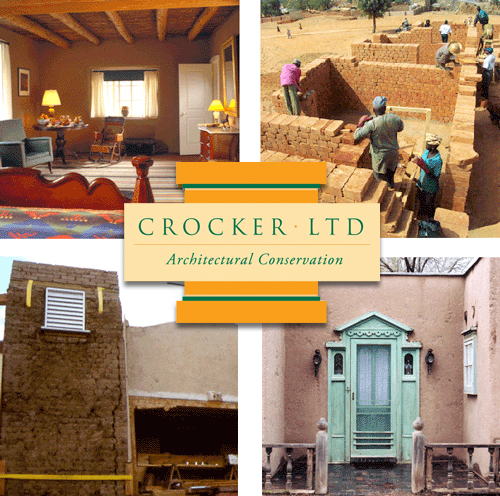 Crocker Ltd performs a wide range of consulting and construction services in architectural conservation, historic preservation, moisure remediation, structural stabilization, adobe, and plaster.